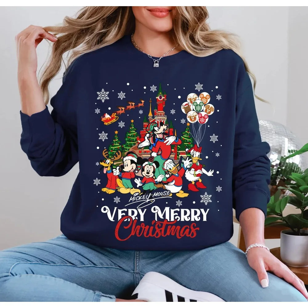 Disney Christmas Crewneck Sweatshirt
