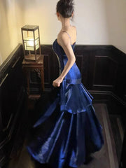 Ruffles Mermaid Spaghetti Strap Dress