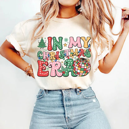 Christmas Era Lights Heat Transfer