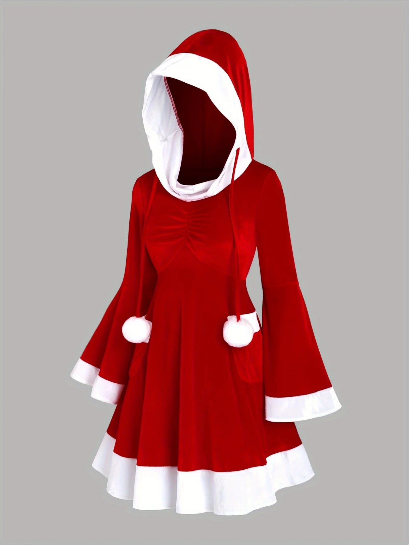 Hooded Santa Bodycon Dress