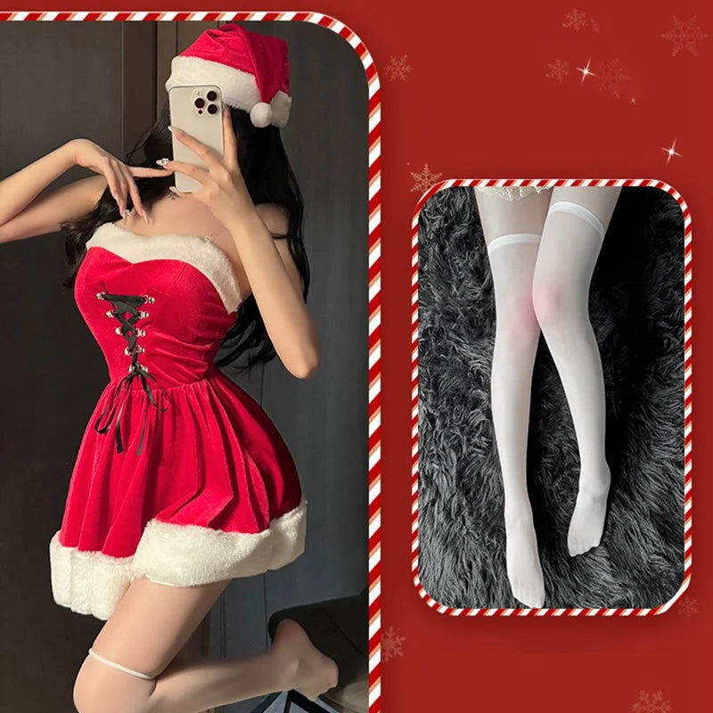 Sexy Santa Shawl Dress