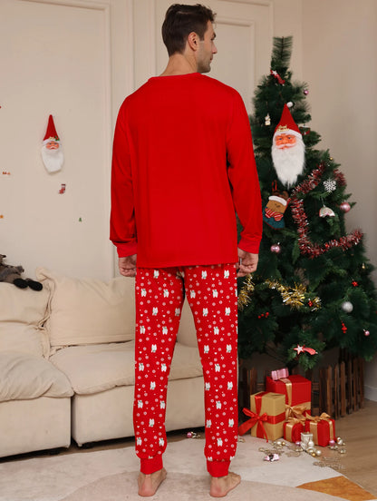Red Polar Bear "Merry Christmas" Pajama Set