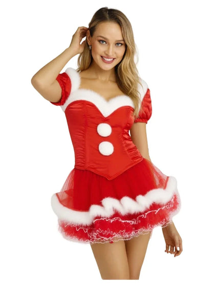 Mrs Claus Christmas Costume Dress