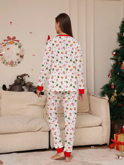 Long Sleeve White Top & Pants Set