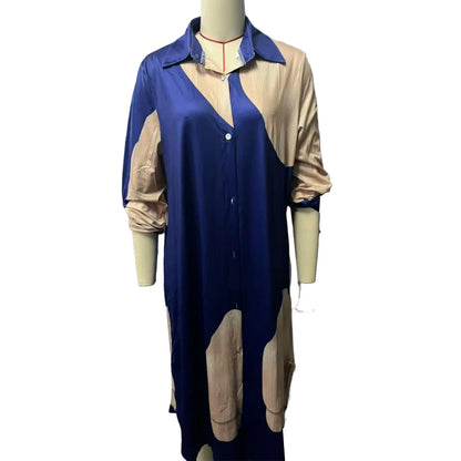 Floral Print Blouse Pants Set