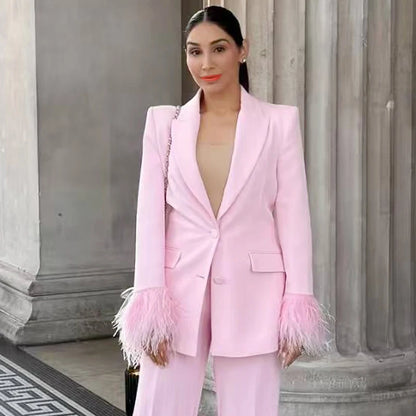 Fitted Long Sleeve Blazer