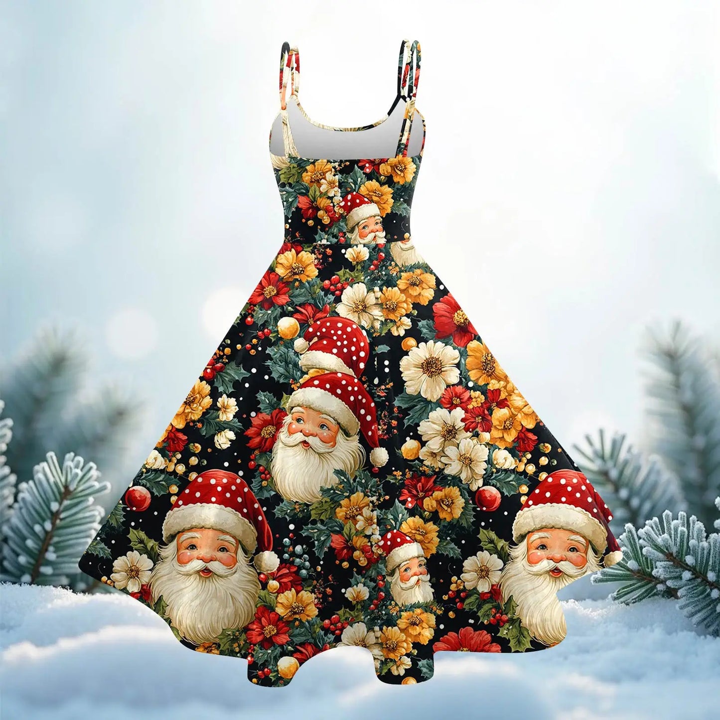 Sequin Swing Slip Dress