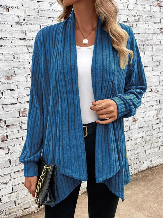 Loose Long Sleeve Knit Cardigan