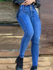 High Waist Pencil Jeans