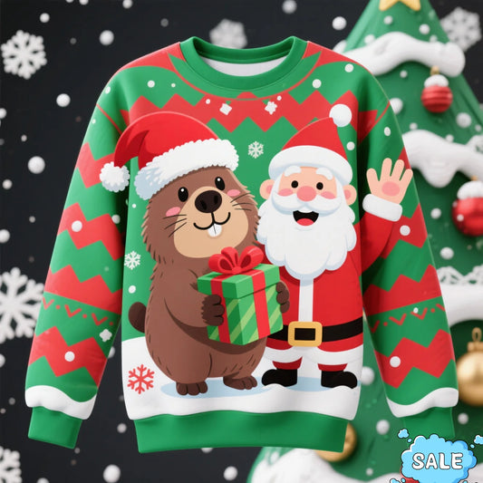 Capybara Christmas Sweater