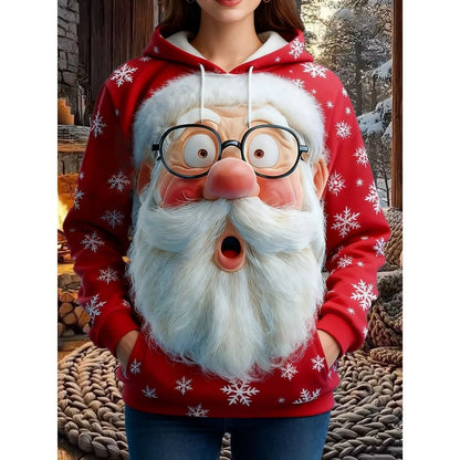 3D Snowman Christmas Hoodie