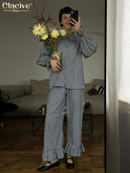 Plaid Cotton 3 Piece Set