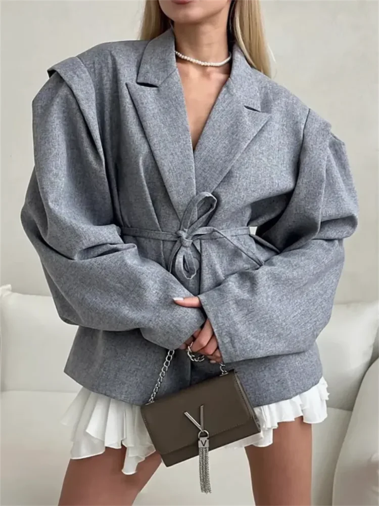 Elegant Lapel Blazer Jacket