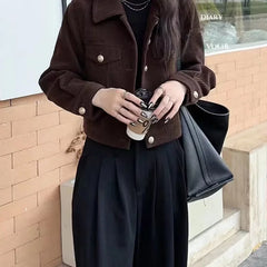 Slim Fit Corduroy Jacket