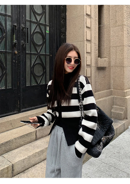 V-Neck Solid Knit Cardigan