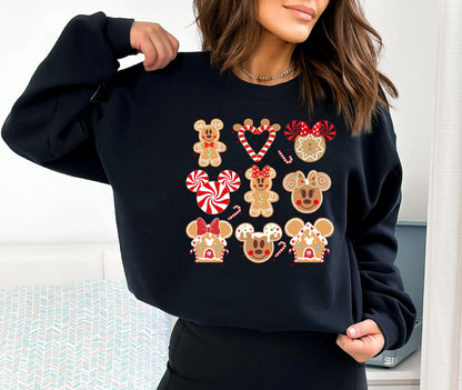 Disney Mickey Minnie Christmas Hoodie