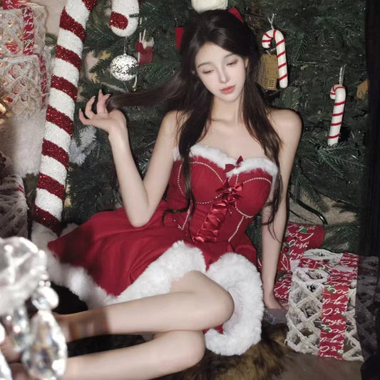 Sexy Red Christmas Party Dress
