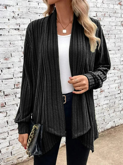 Loose Long Sleeve Knit Cardigan