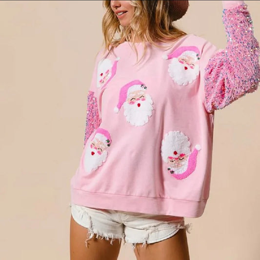 Women’s Christmas Sequin Sweatshirt