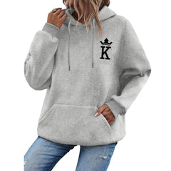 Solid Color Long Sleeve Hoodie