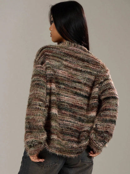 Long Sleeve Button Knit Sweater