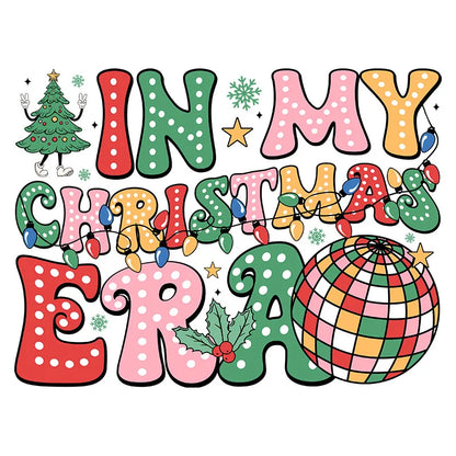 Christmas Era Lights Heat Transfer