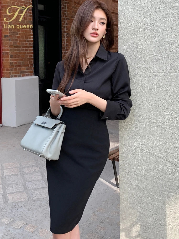 High Waist Pencil Skirt for Women