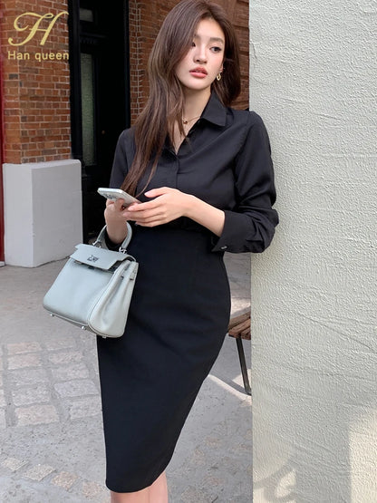 High Waist Pencil Skirt for Women