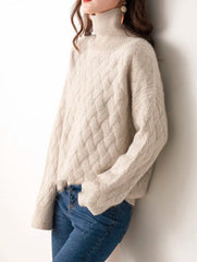 Oversized Cashmere Knit Sweater