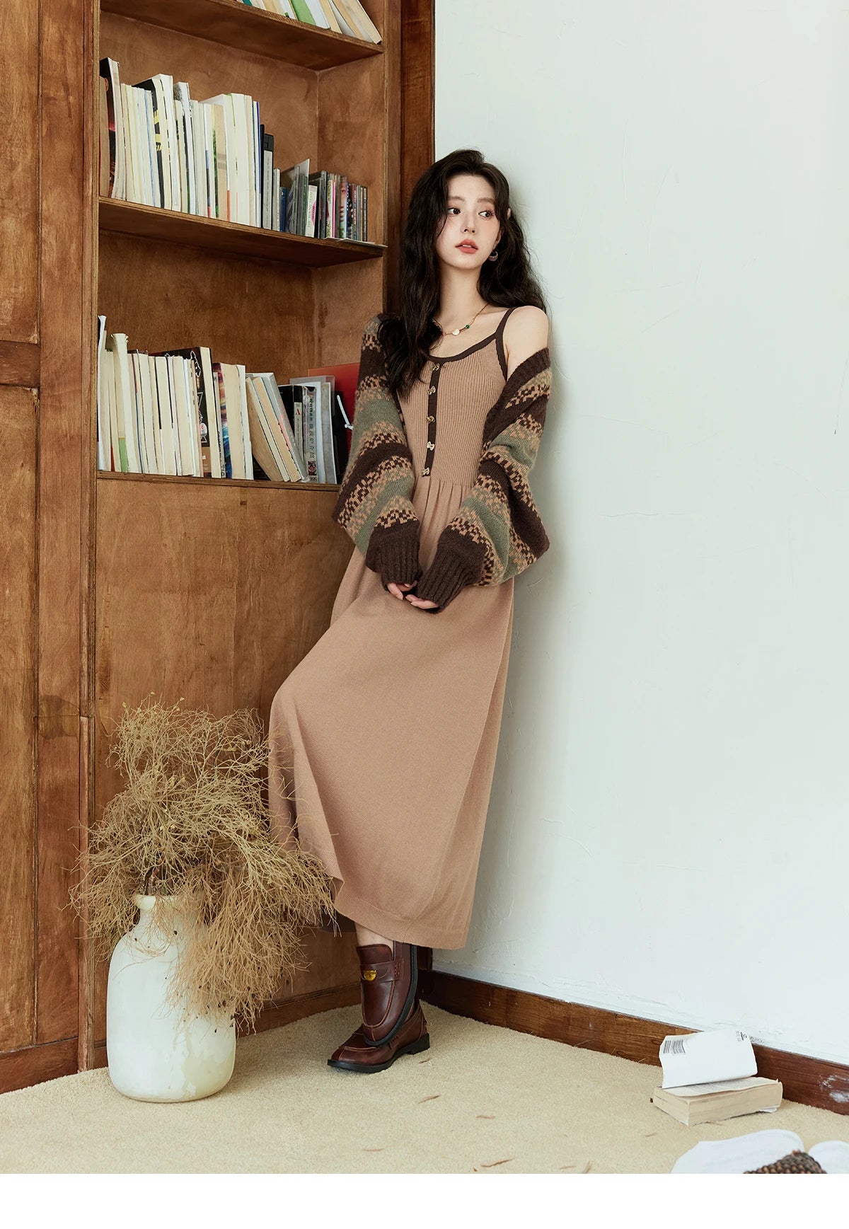 Short Knit Sweater Jacket