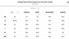 Vintage Printed Lapel Jacket