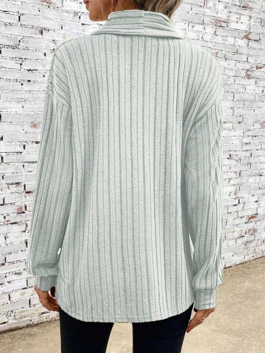 Loose Long Sleeve Knit Cardigan