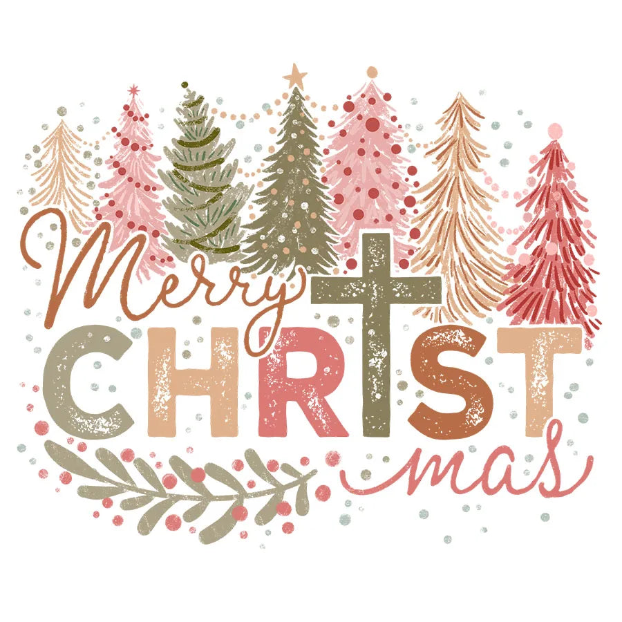 Christmas Tree DIY Iron-On Sticker