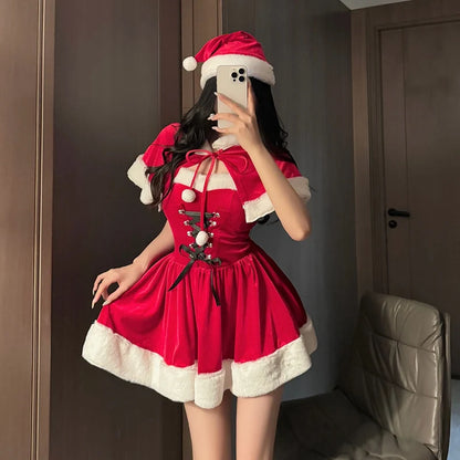Sexy Santa Shawl Dress