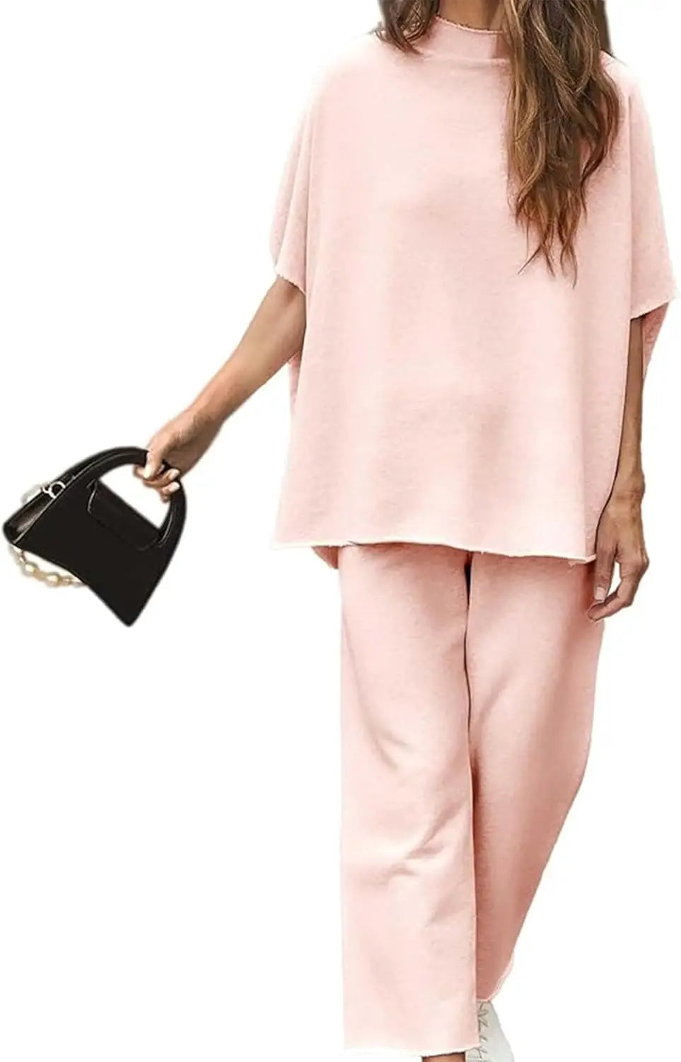 Batwing Sleeve Top Pants Set