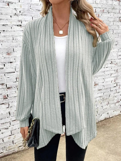 Loose Long Sleeve Knit Cardigan