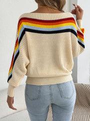 Casual Round Neck Knit Top