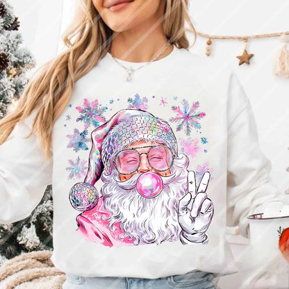 Santa Claus Blowing Bubble Heat Transfer