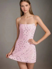 Sparkling Strapless Bodycon Dress