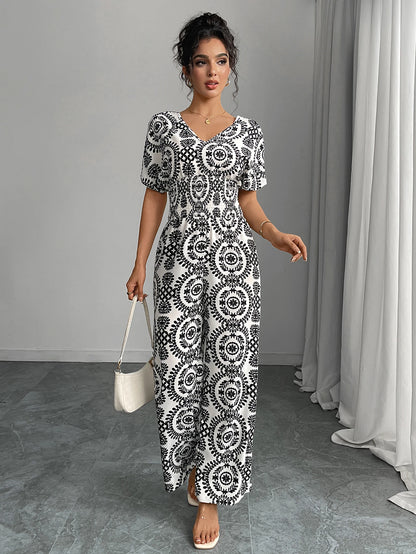 Boho Wide Leg Jumpsuit