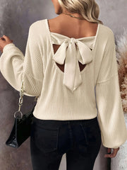V-Neck Loose Knit Pullover