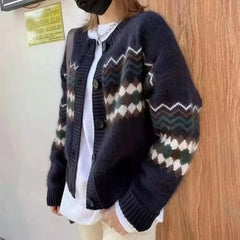 Women’s Knitted Crew Neck Long-Sleeve Sweater