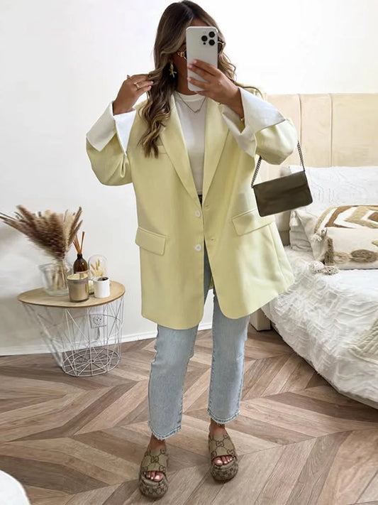 Single Breasted Blazer Coat