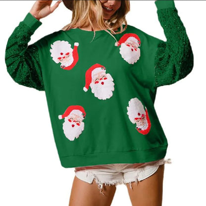 Women’s Christmas Sequin Sweatshirt