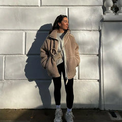 Loose Warm Fleece Coat