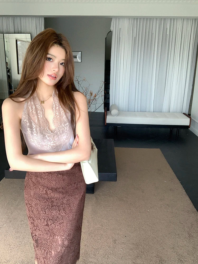 Vintage French Style Pencil Skirt