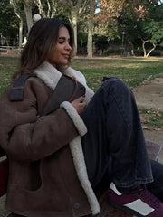 Lamb Wool Suede Jacket