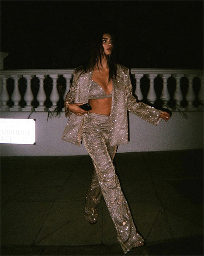 Oversized Sparkly Blazer