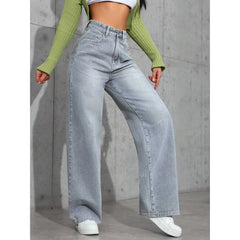High Waist Wide Leg Jeans