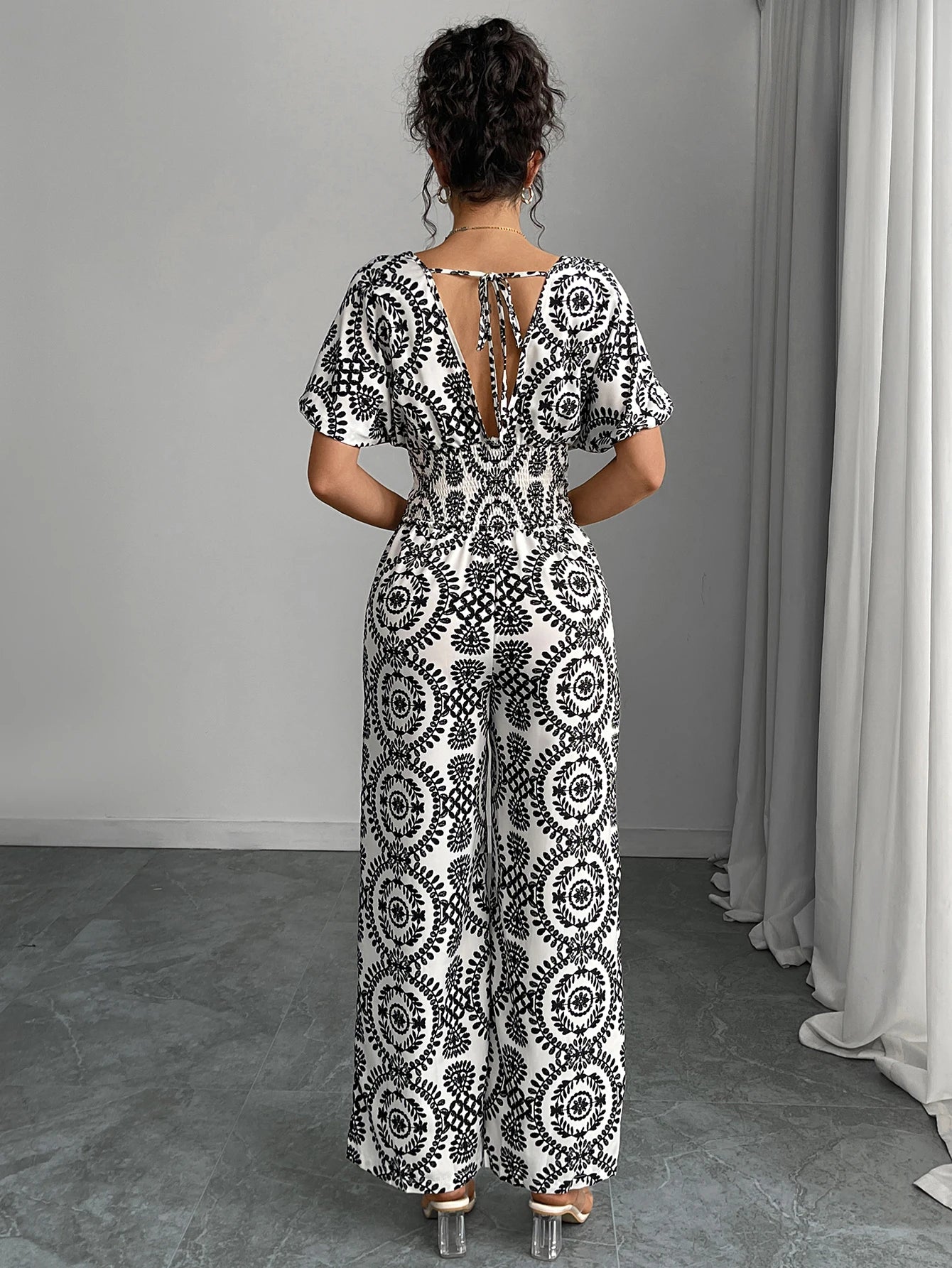 Boho Wide Leg Jumpsuit